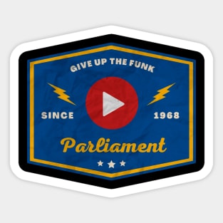 Parliament // Play Button Sticker